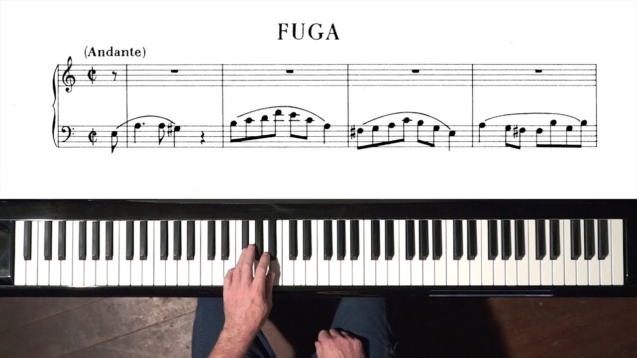 Chopin Fugue in A minor Op.Posth. Paul Barton, FEURICH piano