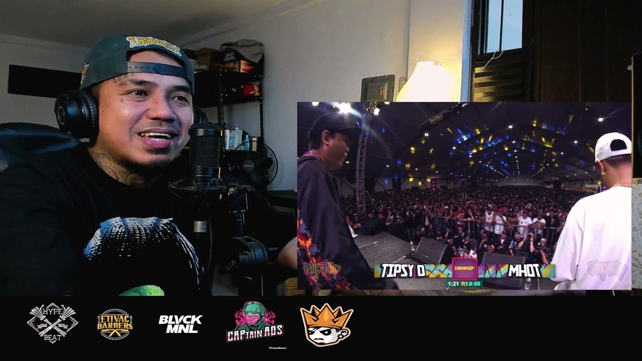 Mhot vs Tipsy D (REACTION VIDEO) SOBRANG BAKBAKAN TO !!!