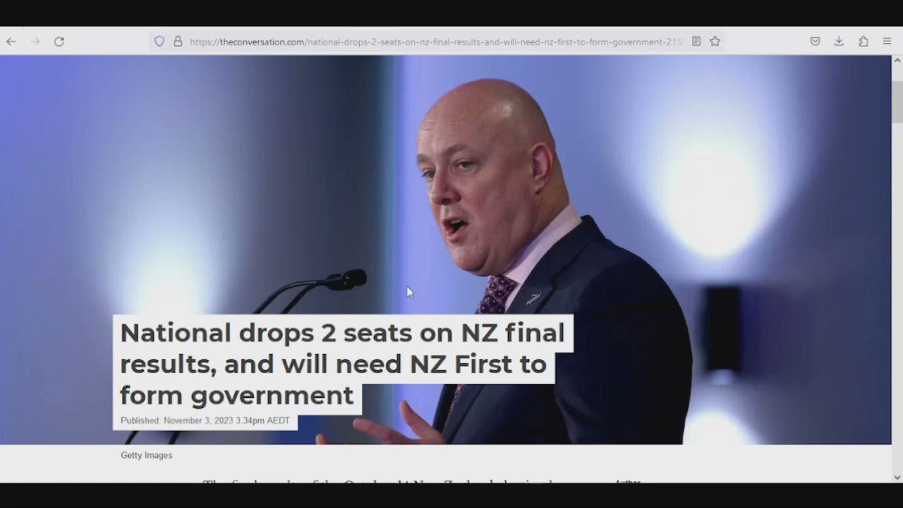 A look at the Final 2023 New Zealand Election Results