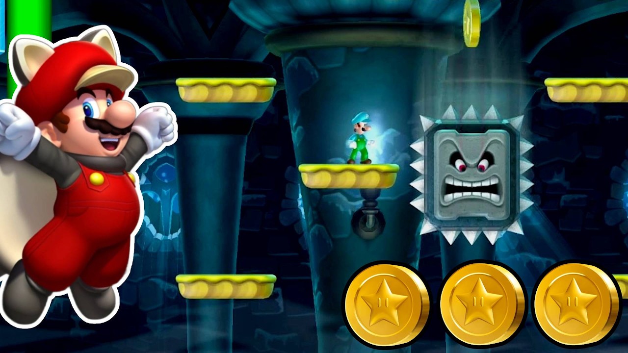Cómo Conseguir TODAS las Monedas Estrella en el Castillo de Wendy – Mario Bros U Deluxe