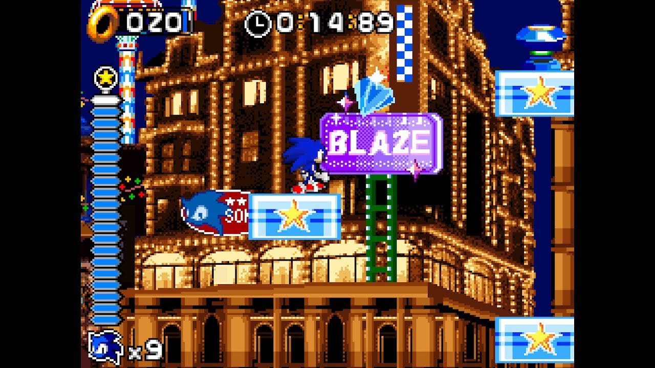 Sonic Rush [Part 4: Sonic, Night Carnival] (No Commentary)