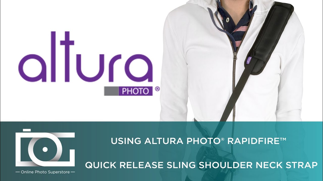 Camera Strap | Quick Release Sling Shoulder Neck Strap | Altura Photo
