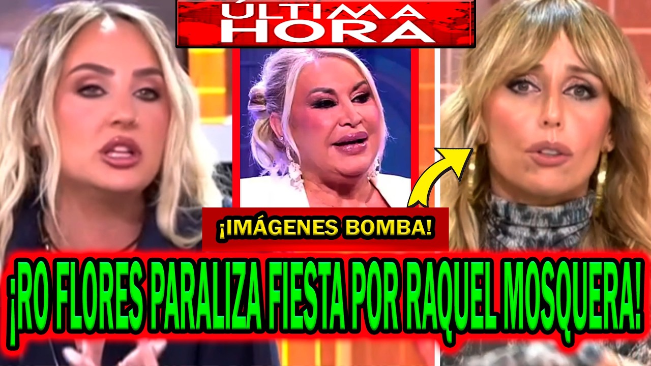 💥IMÁGENES BOMBA! ROCÍO FLORES PARALIZA FIESTA DE EMMA GARCÍA POR RAQUEL MOSQUERA TRAS ROCÍO CARRASCO