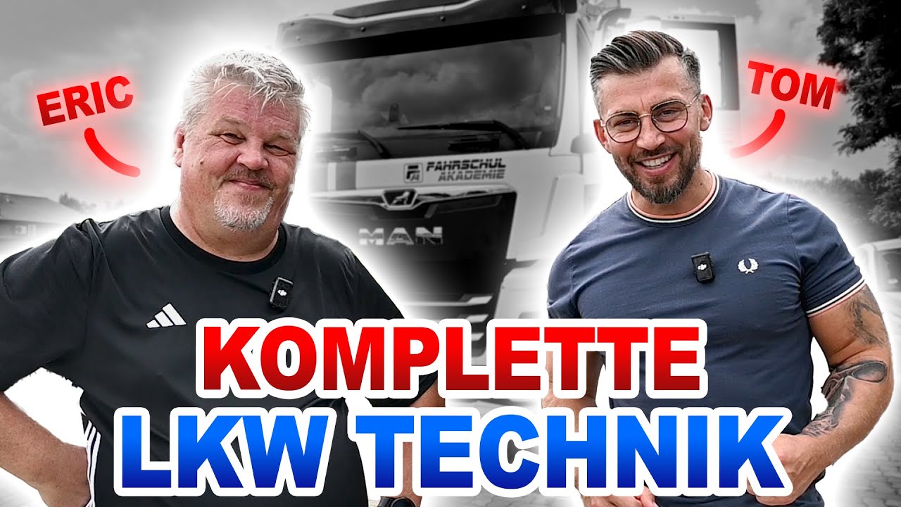 Die komplette Lkw Technik l Das will der Prüfer hören! l MAN TGX 26 480 l Abfahrtkontrolle 🚛