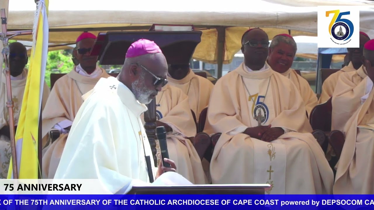 DOUBLE JUBILEE CLIMAX OF THE CATHOLIC ARCHDIOCESE OF CAPE COAST HELD AT ST AUGUSTINE'S COLLEGE, C.C