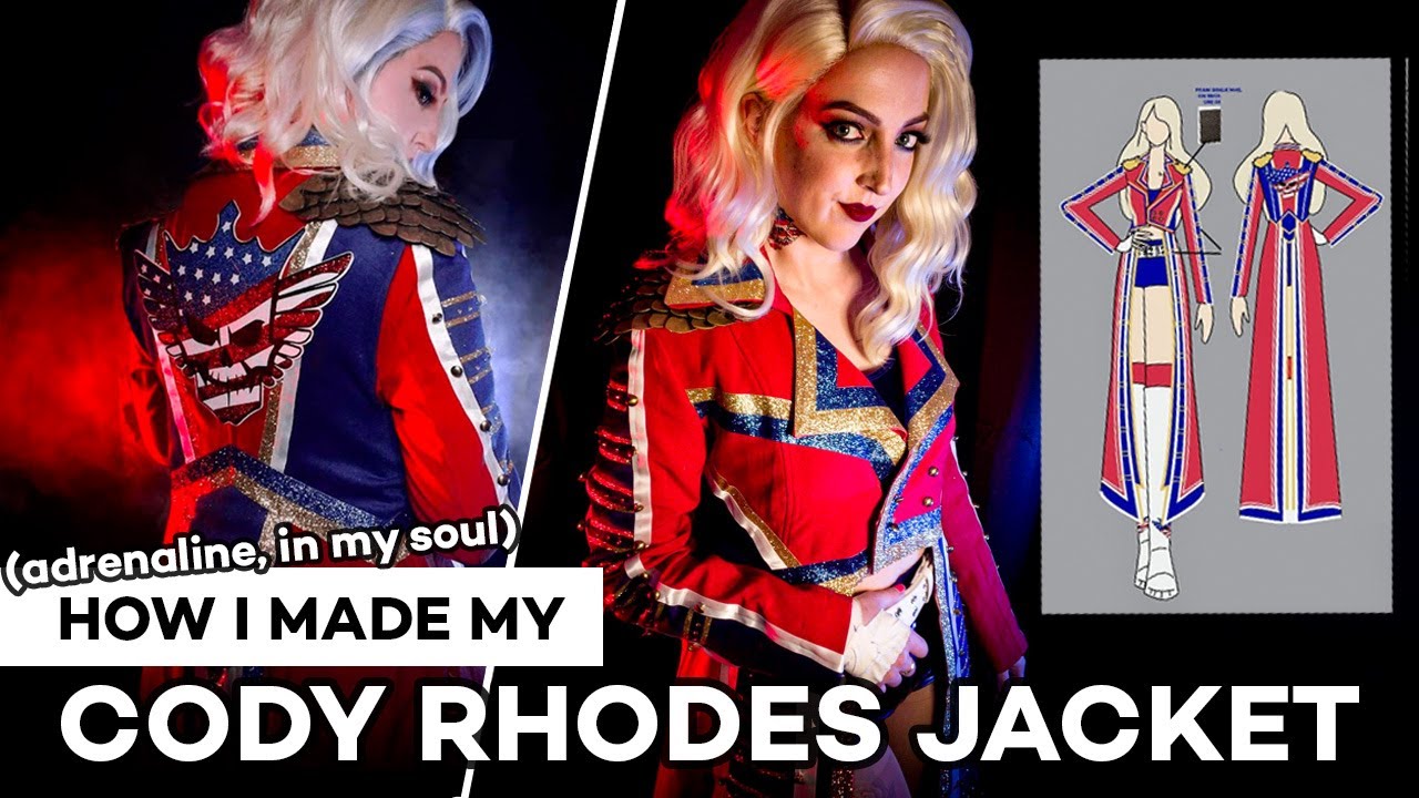 CODY RHODES COSPLAY (WWE/AEW): How I made my super cool jacket