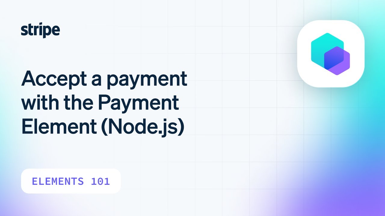 Accept a payment with the PaymentElement using Node.js