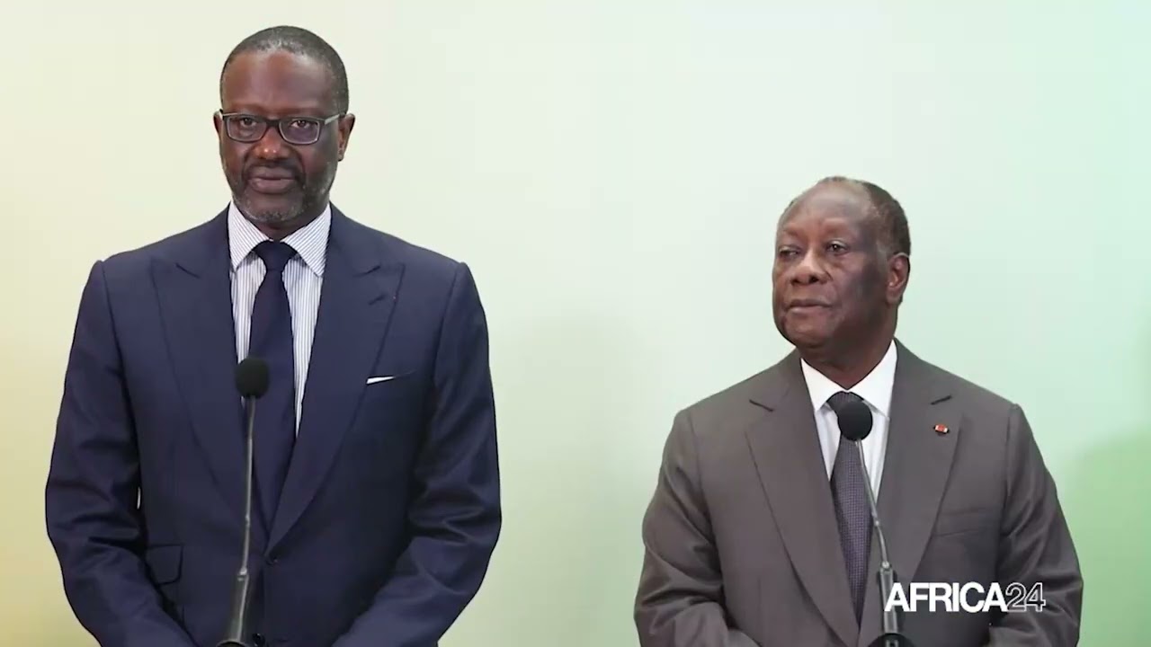 Côte d'Ivoire : rencontre entre le président Alassane Ouattara  et Tidjane Thiam