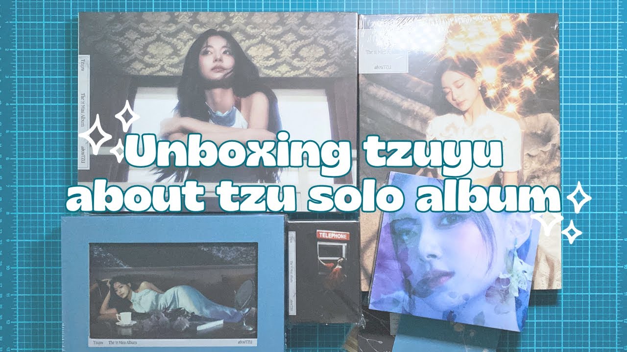 Распаковка альбома ✶ tzuyu solo about tzu ✶ все версии