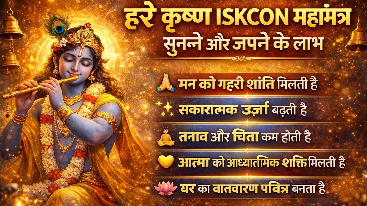 🌸 हरे कृष्ण महामंत्र 🌼 