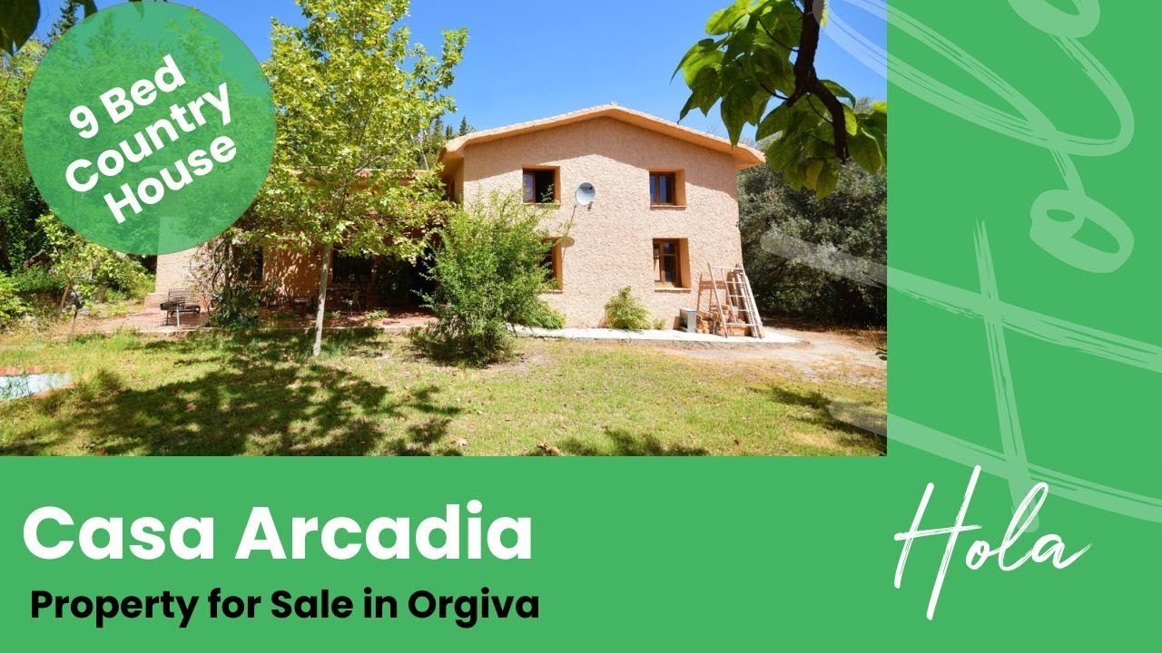 Casa Arcadia Country house for Sale near &Oacute;rgiva - The Alpujarra
