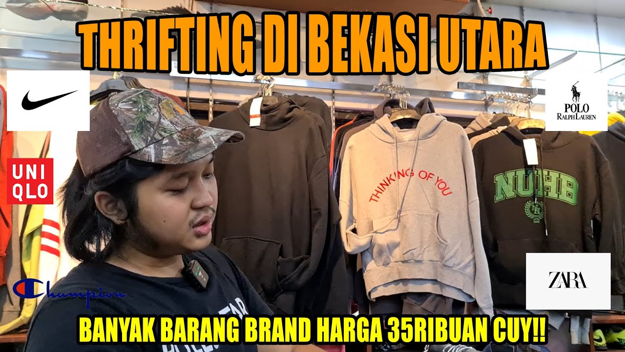 HARGA CREWNECK BRAND CUMAN 35RIBUAN DISINI - THRIFTING DI BEKASI UTARA