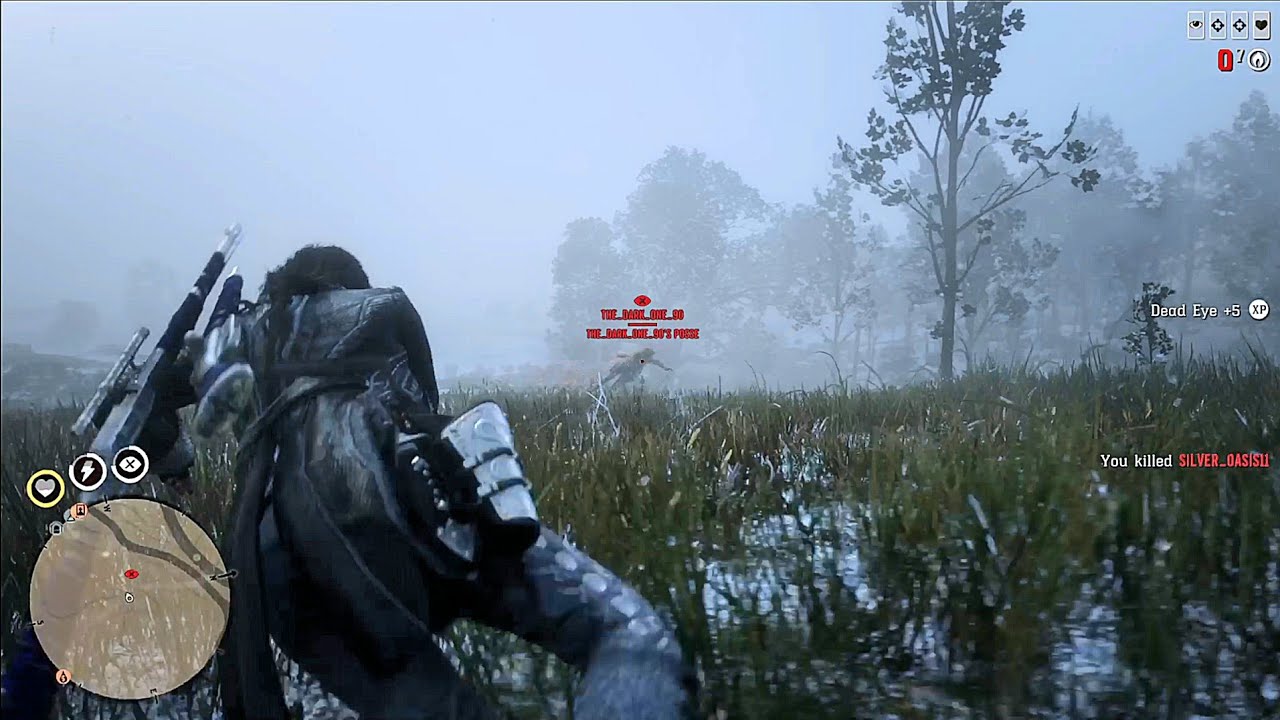 RDR2 Online - 2 trash cans call me a cheater while they cheat in god mode and spam explosives