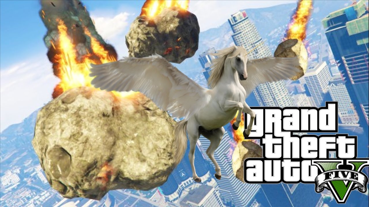 Моды GTA 5 — МОД «МЕТЕОРИНЫЙ ДОЖДЬ И МИФОЛОГИЧЕСКИЕ ЖИВОТНЫЕ»! (Геймплей мода GTA 5)
