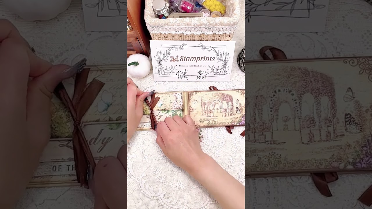 Green Countryside | Handmade Folio Kit 🖼️ #handmadecraft #diy
