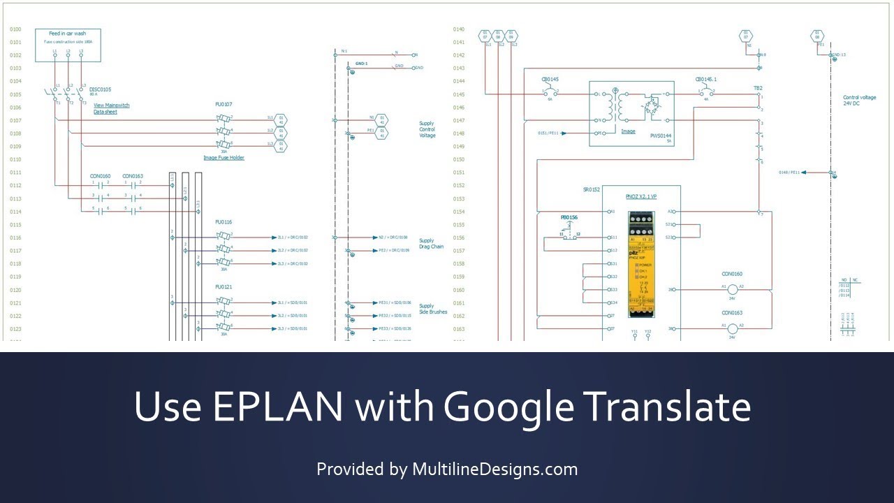 Using EPLAN with Google Translate