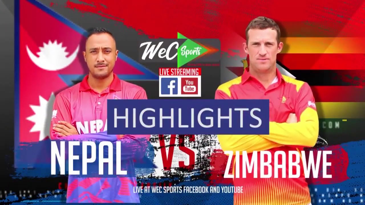 Nepal vs Zimbabwe   Highlights   Tri Nation Series 2019