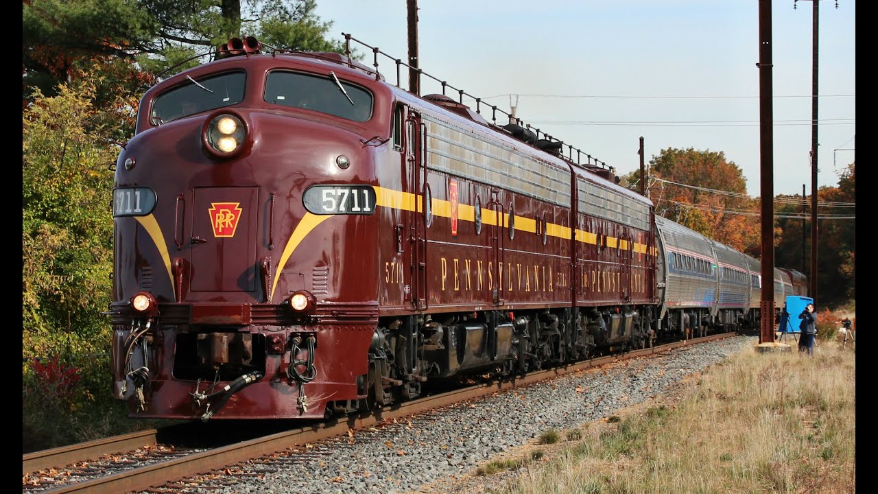 Pennsylvania Railroad E8s on OCS-100 Across Conrail Shared Assets in New Jersey!