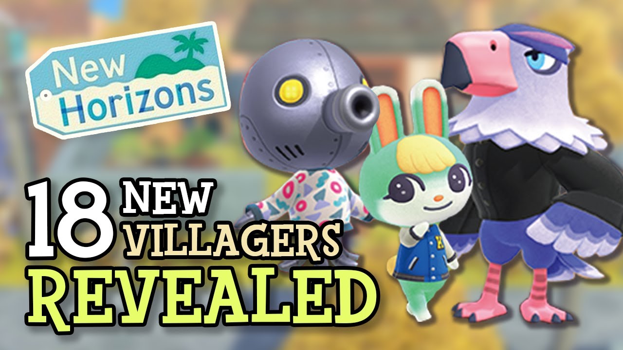 18 NEW VILLAGERS & NPCs REVEALED (ACNH 2.0 Update) Full Details