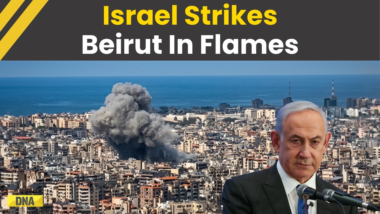 Iran Israel War: Huge Explosions Hit Beirut As Israel Launches Strikes On Southern Suburbs | WW3