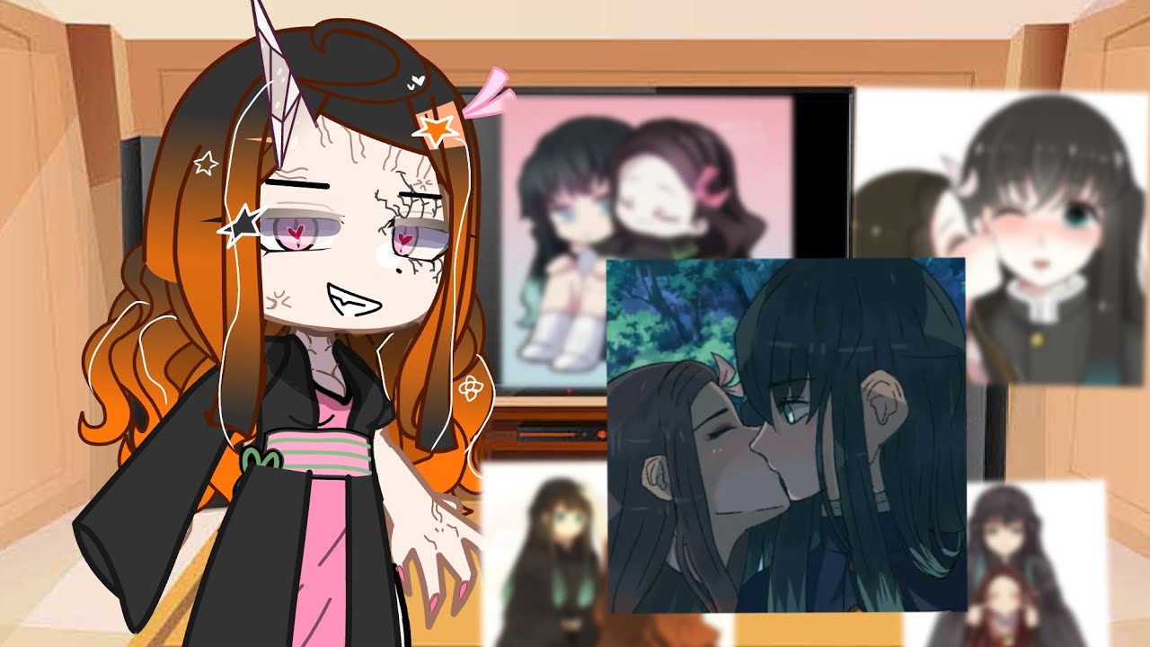 Hashira reacts to NEZUKO:D 🍡// ship: muinezu /1/1