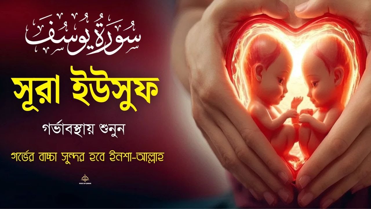 সূরা ইউসুফ সুন্দর বাচ্চার জন্য গর্ভকালীন সময়ে বেশি শুনুন l Surah Yusuf Recited By Alaa Aqel