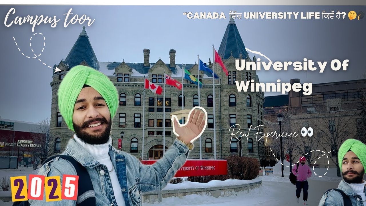 🤩 Inside the University of Winnipeg! 🎓Ultimate Campus Tour & Student Life |2025| Study in Canada 🇨🇦✨
