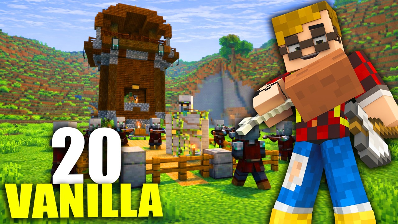 SEZIONO UNA MONTAGNA PER I LAVORI DELLA FARM DI BAD OMEN !! MINECRAFT VANILLA #20