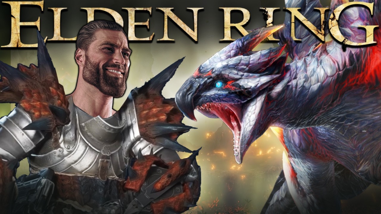 Monster Hunter Speedrunner takes on Valstrax in Elden Ring