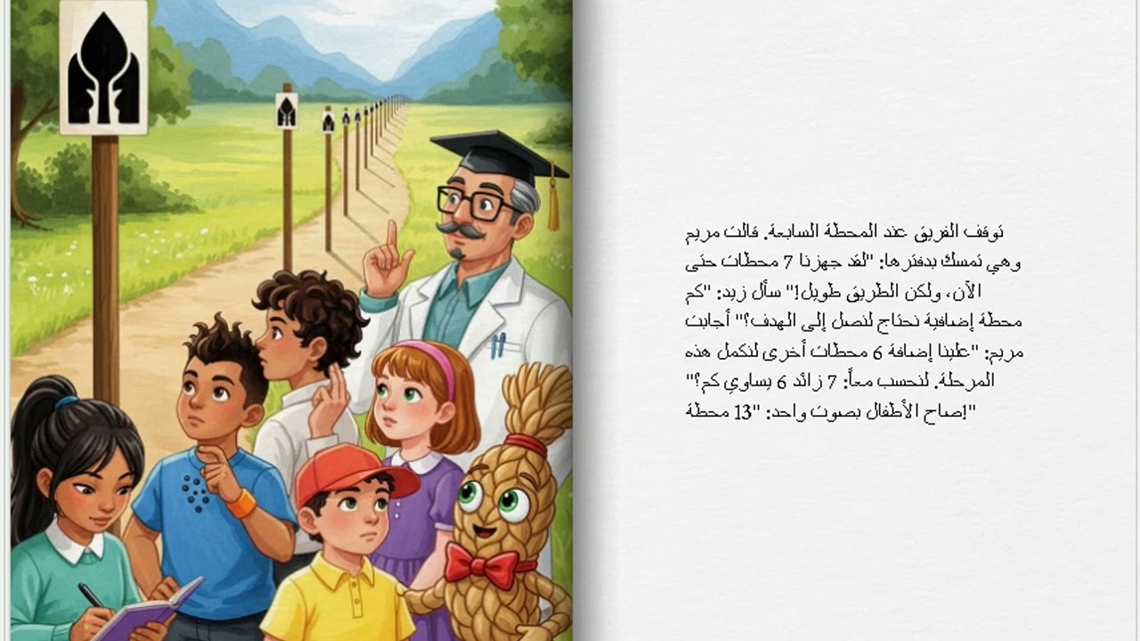 مهرجان الدَّفْع والسَّحْب Arabic قصة أطفال متعة علمية للأطفال