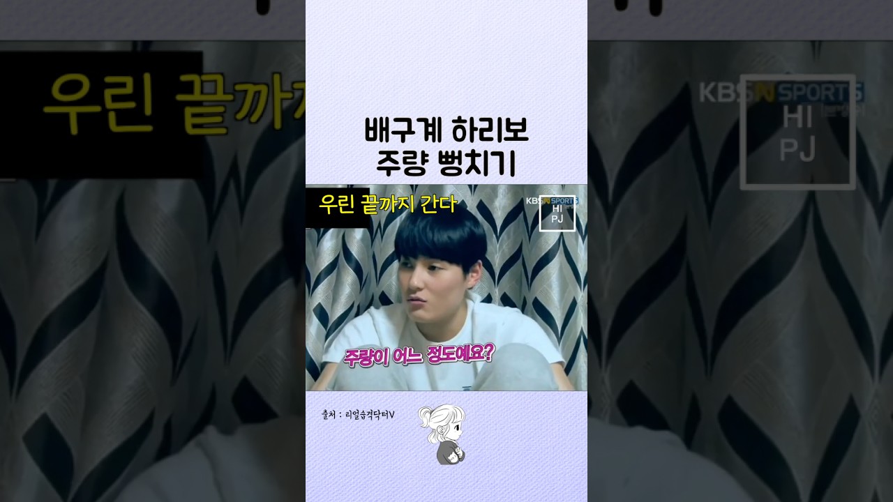 배구 하리보의 솔직하지만 개 구라인 인터뷰