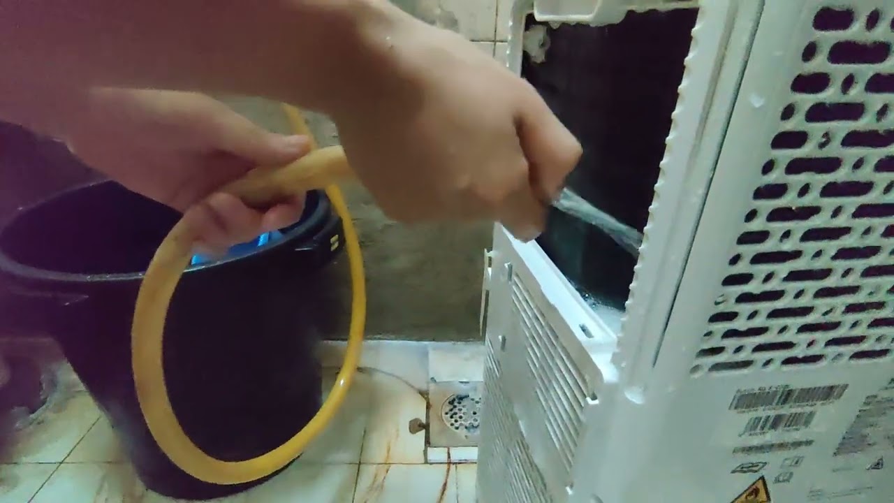 Cara servis aircond portable Hisense Hp 1 R32