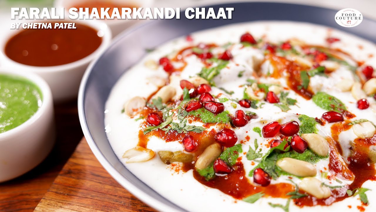 Shakarkandi Chaat - Farali recipe | Easy to Make Healthy Chaat | Food Couture by Chetna Patel