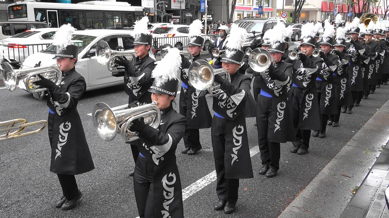 東邦学園 TOHO MARCHING BAND/新入生歓迎フェスティバル前夜祭 パレード「4ｋ」