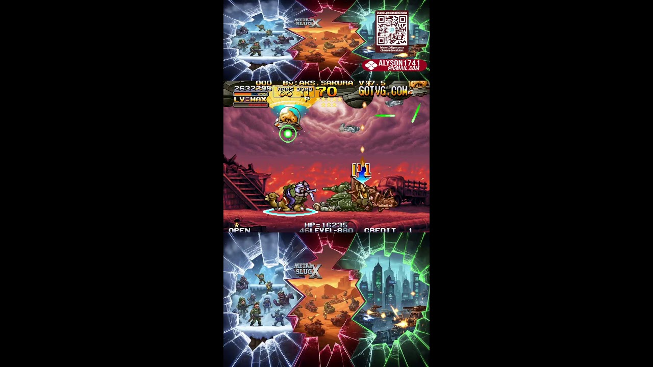 Metal Slug X Legend Unlimited Fire 7.5 Vamos Melhora  #005   #shortslivestream #shorts