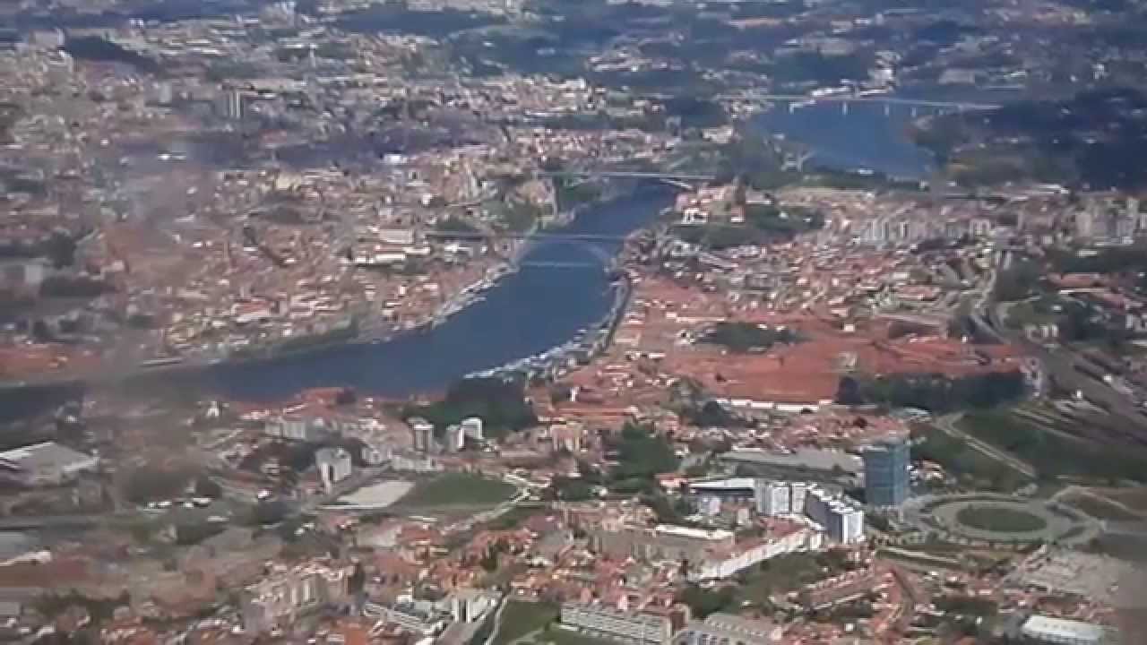 Porto (Portugal) vanuit de lucht