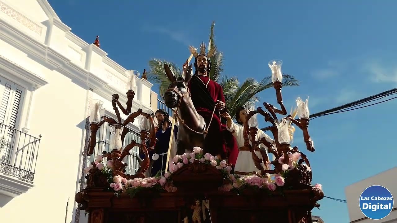 SEMANA SANTA 2023. Hermandad de la Borriquita de Las Cabezas de San Juan. Domingo de Ramos.