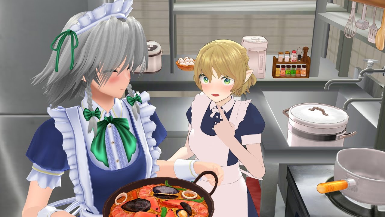 「瀟洒な従者と橋姫の噺」＃東方MMD　＃十六夜咲夜　＃水橋パルスィ