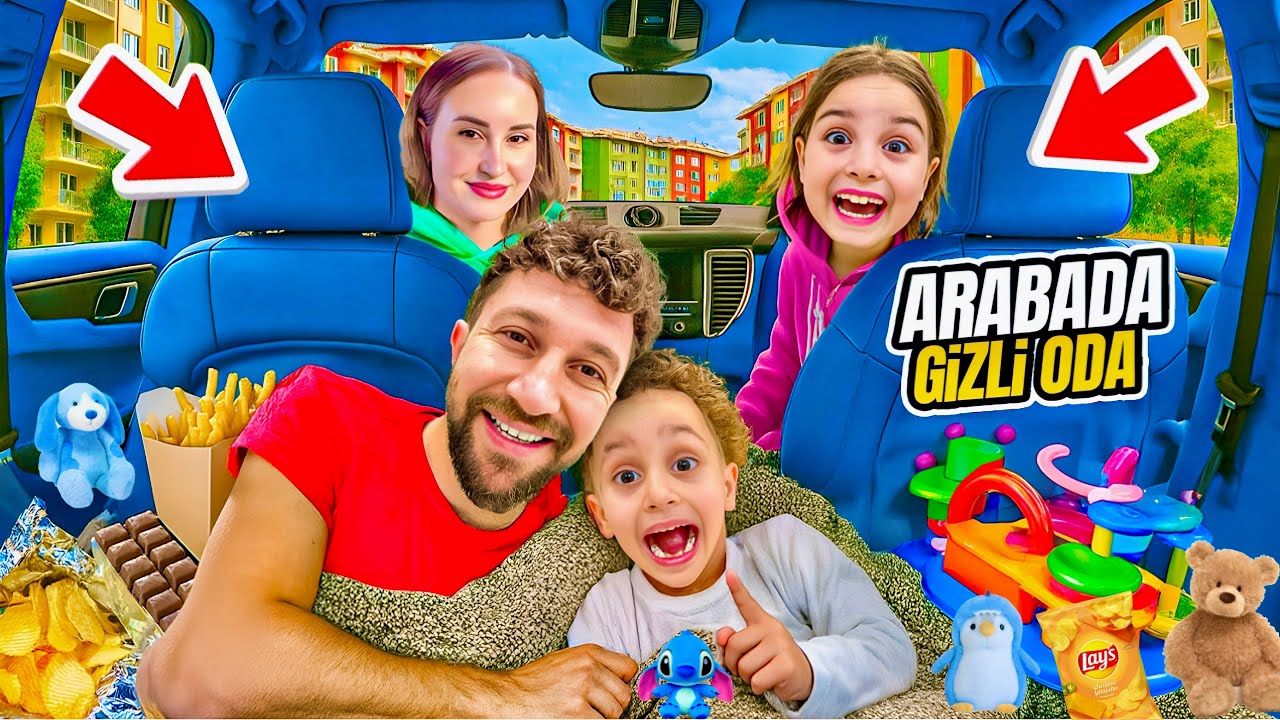 KUZEY VE BABASI ODASINI ARABAYA TAŞIDI !! ELİF VE ANNEMDEN GİZLİ KAÇIŞ !! ARABADA ODA !!