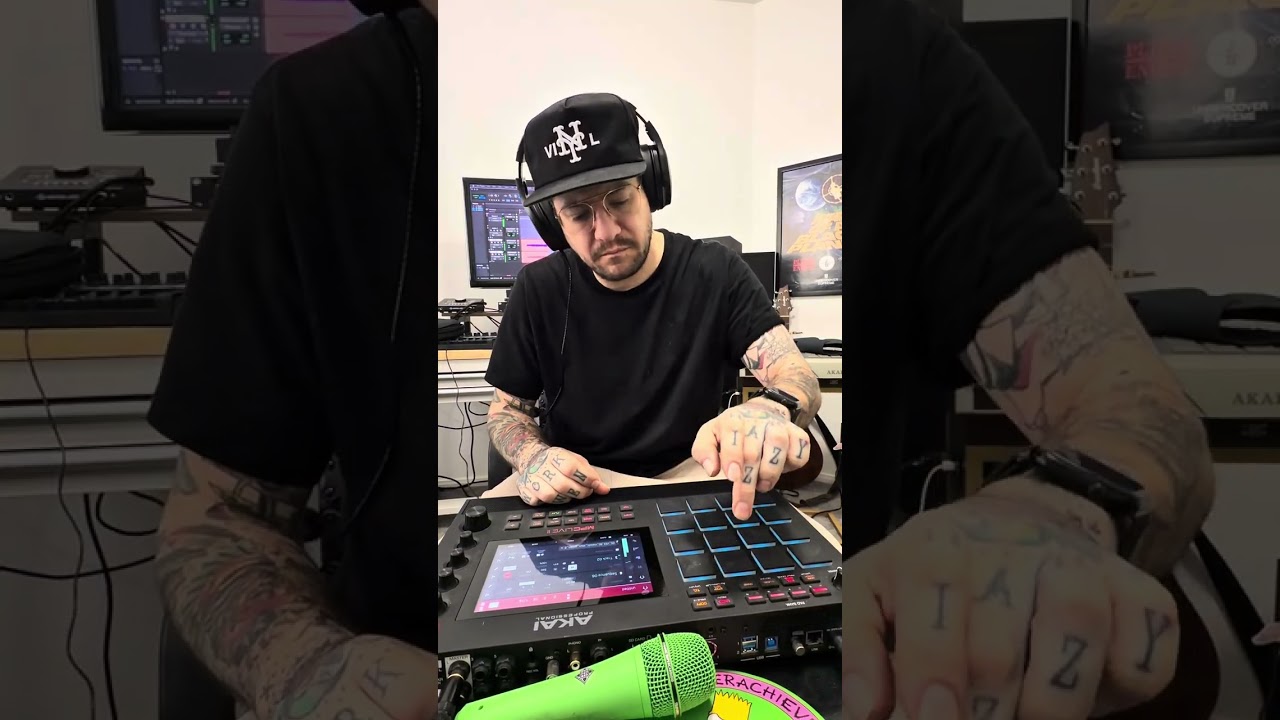Beatmaker Werdperfect flips a blues sample into a raw beat on the MPC live 
