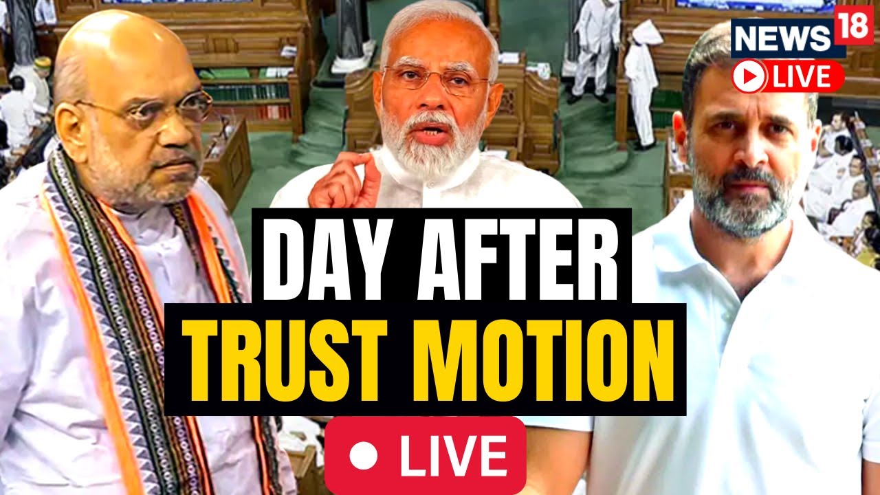 PM Modi Slams Rahul Gandhi On No Confidence Motion | Parliament Monsoon Session Live | PM Modi LIVE