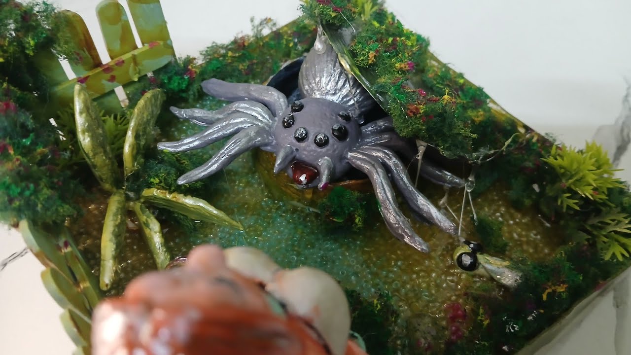 Story-crafting: The Orange Hair Lady And The Trapdoor Spider