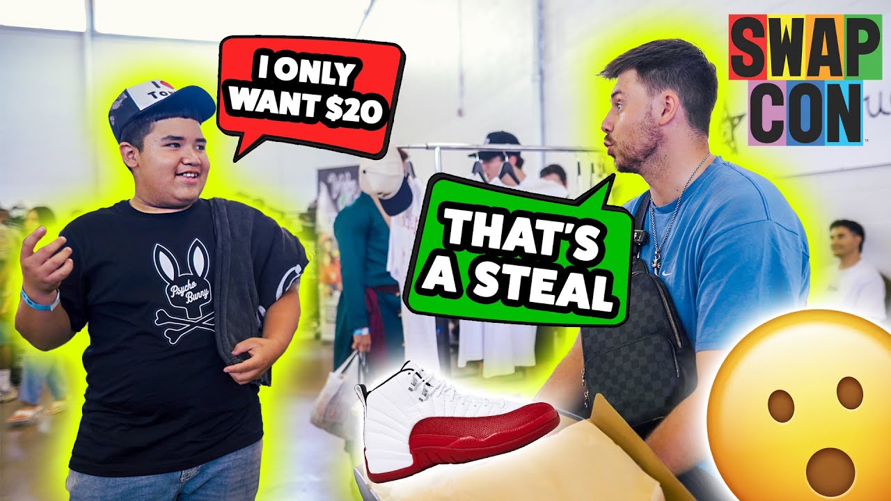 I BOUGHT 200 SNEAKERS AT SWAP CON DALLAS!!!