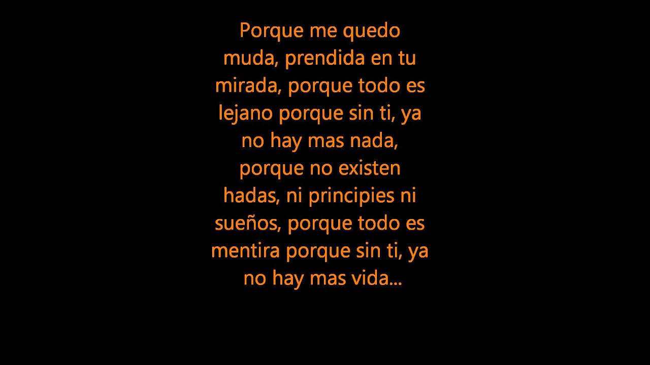 Floricienta - Por qué. Lyrics