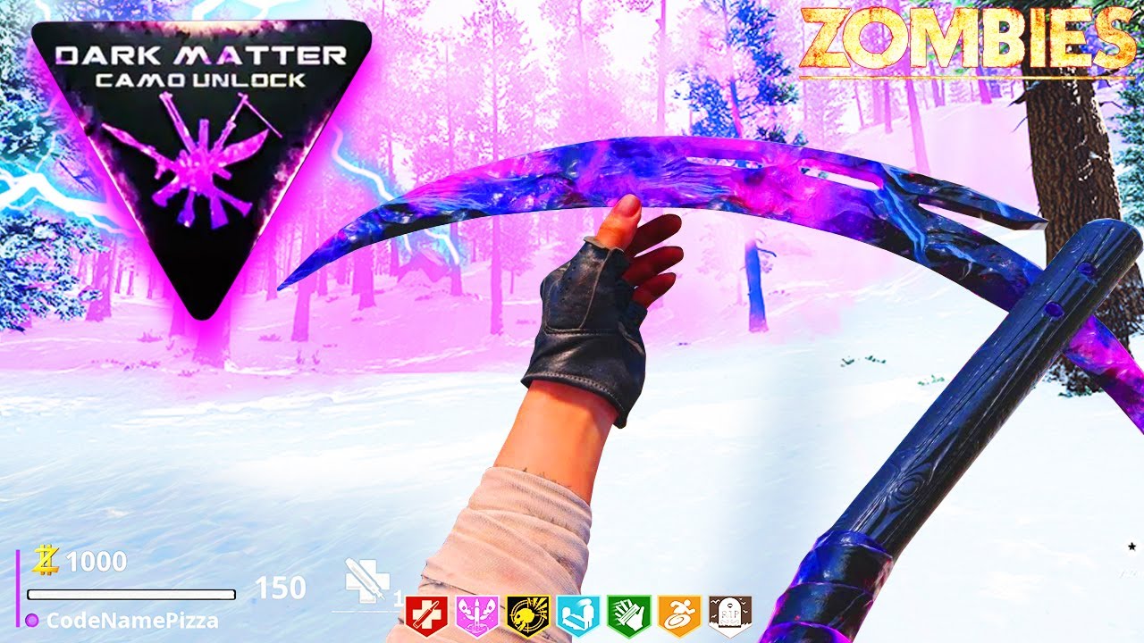 NEW SCYTHE DARK MATTER UNLOCK!! (+ Zombies Easter Egg Speedruns After!) [Call of Duty: Zombies!]
