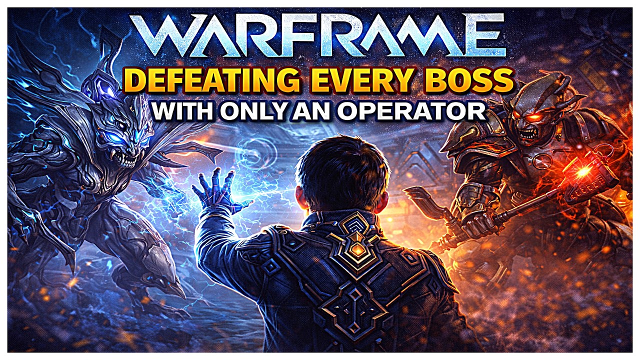 Defeating Every Boss With Only An Operator! (Warframe Challenge)