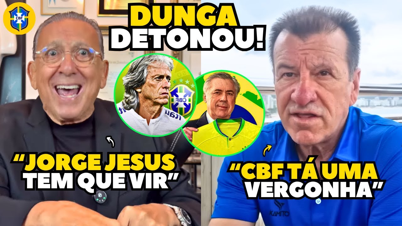 DUNGA DETONA SELEÇÃO BRASILEIRA E CBF E FALA SOBRE NOVO TÉCNICO!!