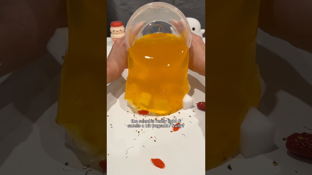 slime asmr! water slime from china review 🍊 #slimechannel #slimeasmr #slimevideos #slime