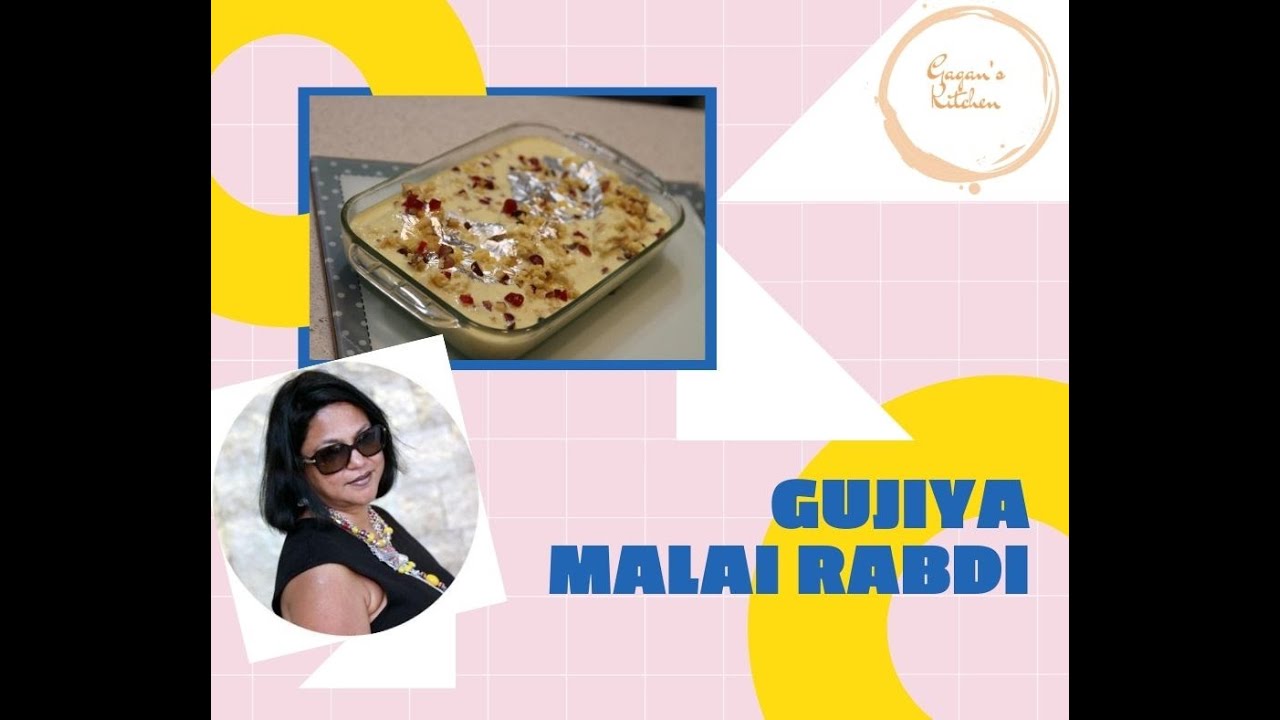 Gujiya Malai Rabdi| desert [Gagan's Kitchen]