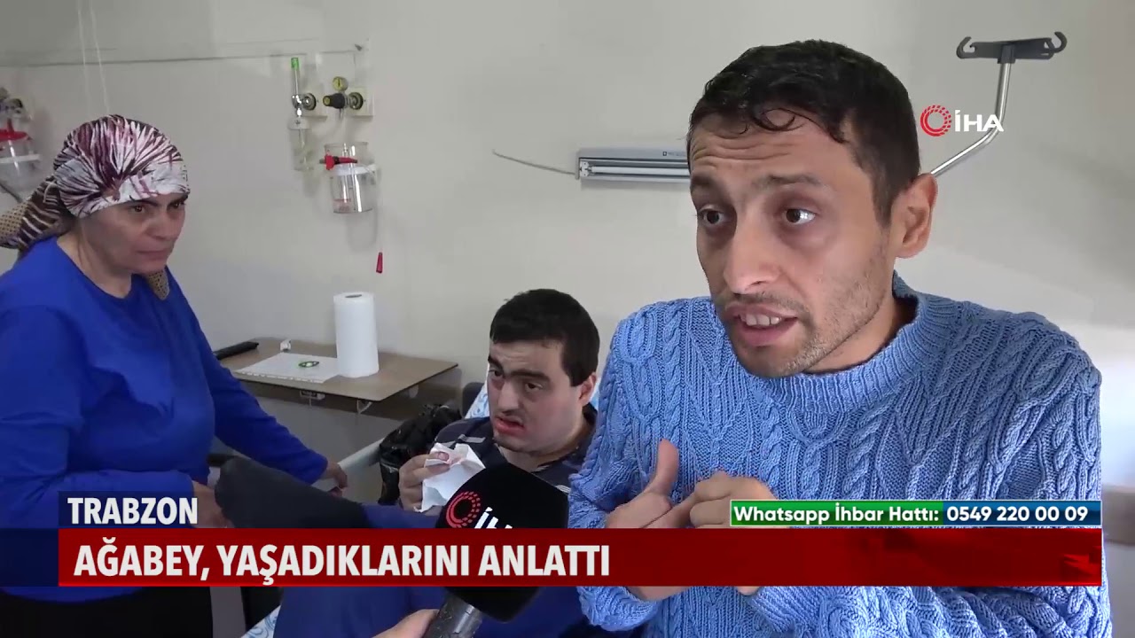 Dişi ağrıyan zihinsel engelli Tayfun acı içindeydi
